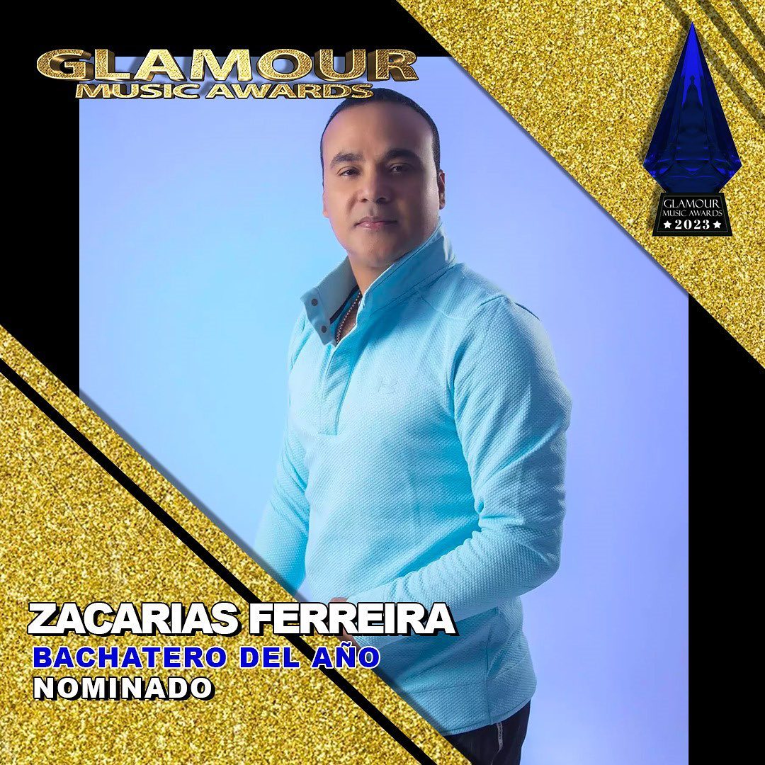¡Felicidades a @zacariasferreiraoficial por su nominación como Bachatero del Año en los @glamourmusicawardsrd! 🌟
Las votaciones están abiertas hasta el 13 de octubre en glamourmusicawards.com.

¡No pierdas la oportunidad de apoyar a #LaVozDeLaTernura!🎶
#GlamourMusicAwards