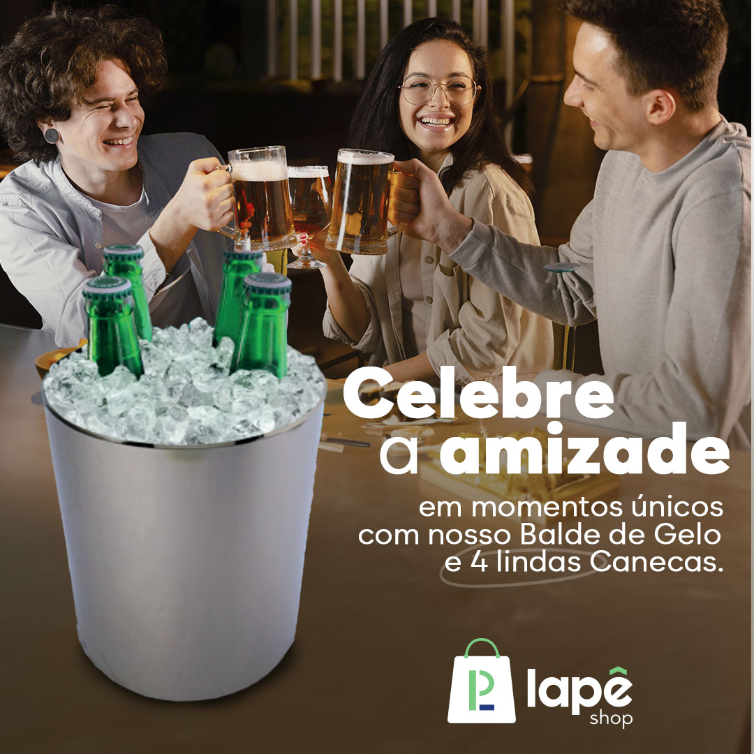 LapeShopp's tweet photo. ���� Surpreenda quem faz seus dias especiais. O Balde de Gelo e 4 Canecas é o presente perfeito para aquele amigo que merece o melhor. Celebrem juntos e guardem memórias incríveis. 🍻

#lapêshop #PresenteParaAmigo #MomentosInesquecíveis https://t.co/CTtkDdquUn