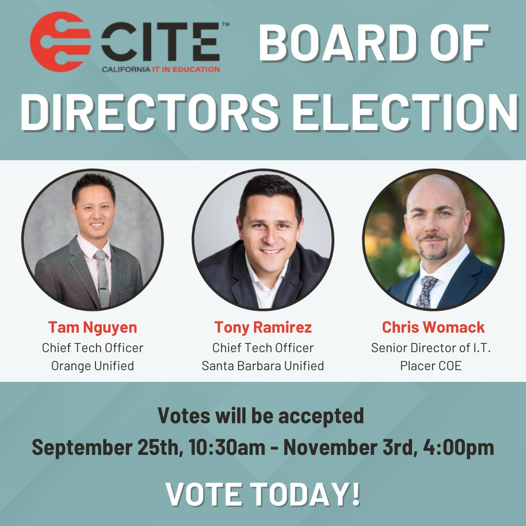 CITE, California IT in Education tweet media