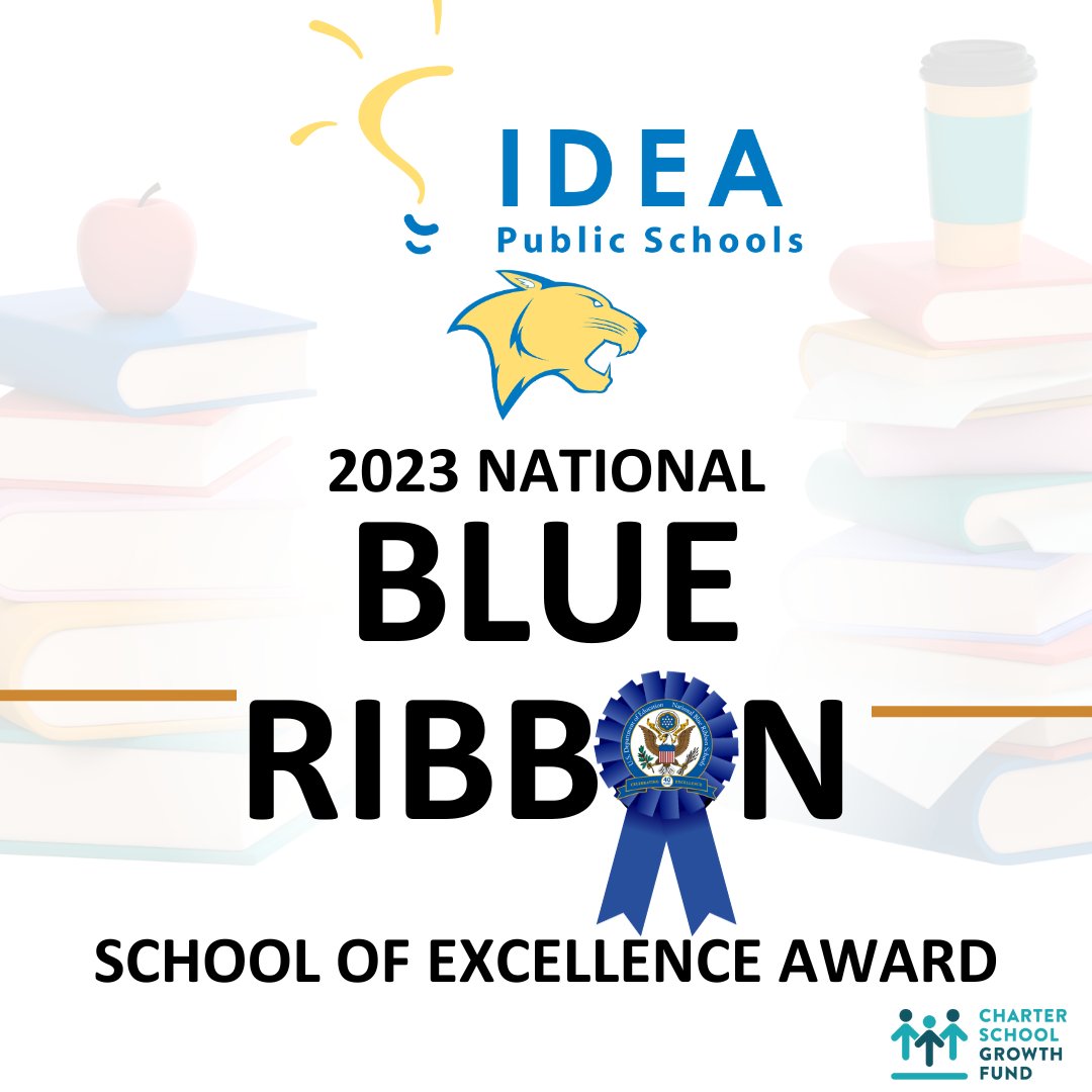 CharterGrowth's tweet photo. Congratulations to @ReachExcSchools Stamford Charter School, Bronx Charter School for Excellence 2, Houston Gateway Academy - Elite Academy, and @IDEAschools Carver Academy for being awarded the prestigious @NatlBlueRibbon School Award! #BlueRibbonExcellence #CharterSchools #CSGF https://t.co/MslgLp9IEn