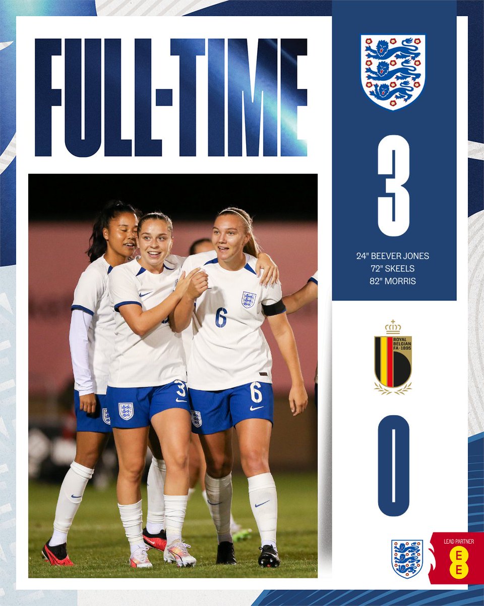 Big result from our #YoungLionesses against Belgium 🤩