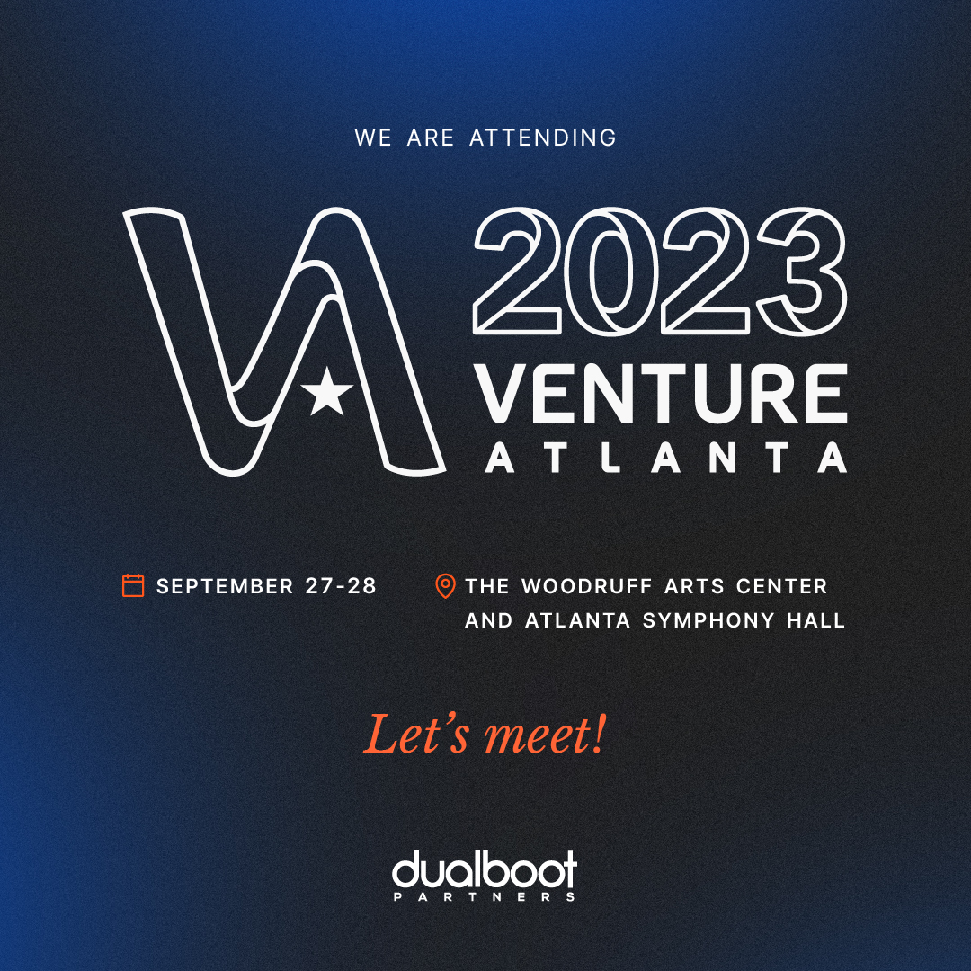 dualboot_ptrs's tweet image. We are headed to @VentureAtlanta Conference! We're excited to join the Southeast's tech community at The Woodruff Arts Center and Atlanta Symphony Hall. If you are attending, let's meet! 🤝

#DualbootPartners #VentureAtlanta #Community