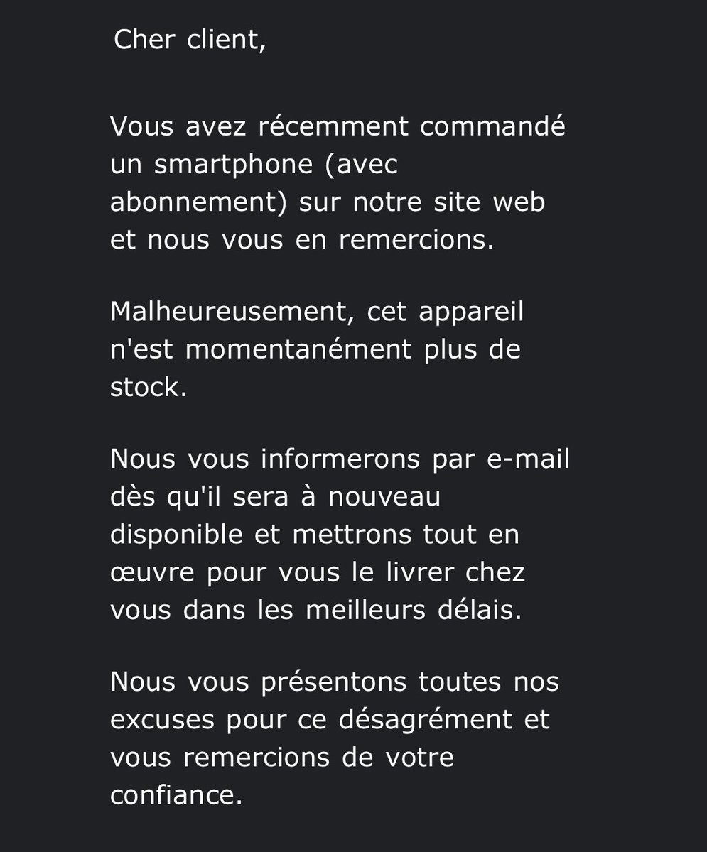 LustyFrTv's tweet photo. @inhalersversion @proximus Super, heureusement que « c’est en stock », au lieu de bloquer, il préfère prendre un maximum de vente.. https://t.co/KwyzEgKG04