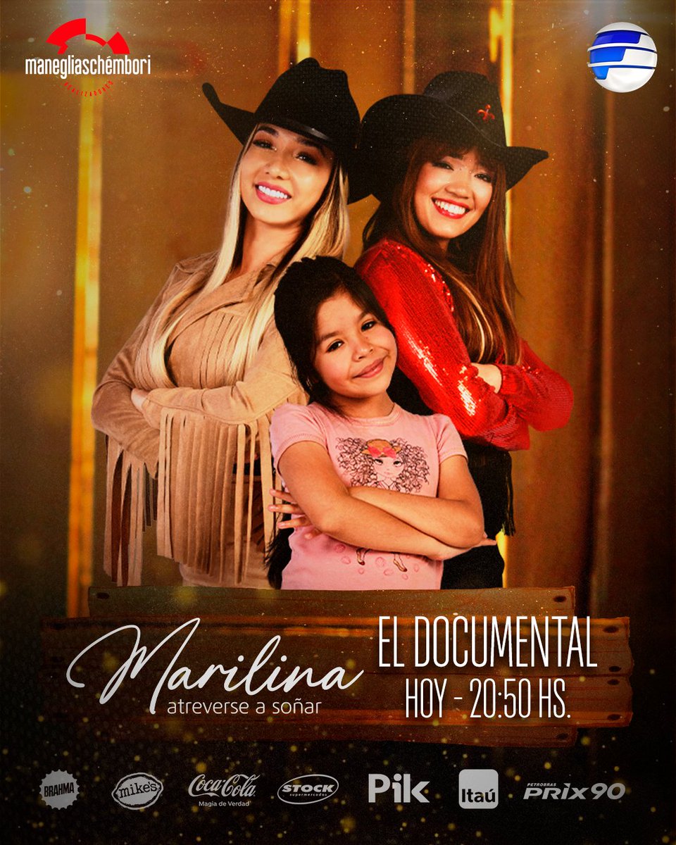 Telefuturo's tweet photo. ❤️👑 ¡Marilina “atreverse a soñar”, la serie que CONQUISTÓ A TODO UN PAÍS vuelve con un emocionante documental.

⏰ ESTA NOCHE a las 20:50 hs.
📍Presentado por:
@brahmapy
@mikesparaguay
@cocacolaparaguay
@supermercados_stock
@pikparaguay
@itauparaguay
@estacionespetrobraspy https://t.co/JBILLlGhIH