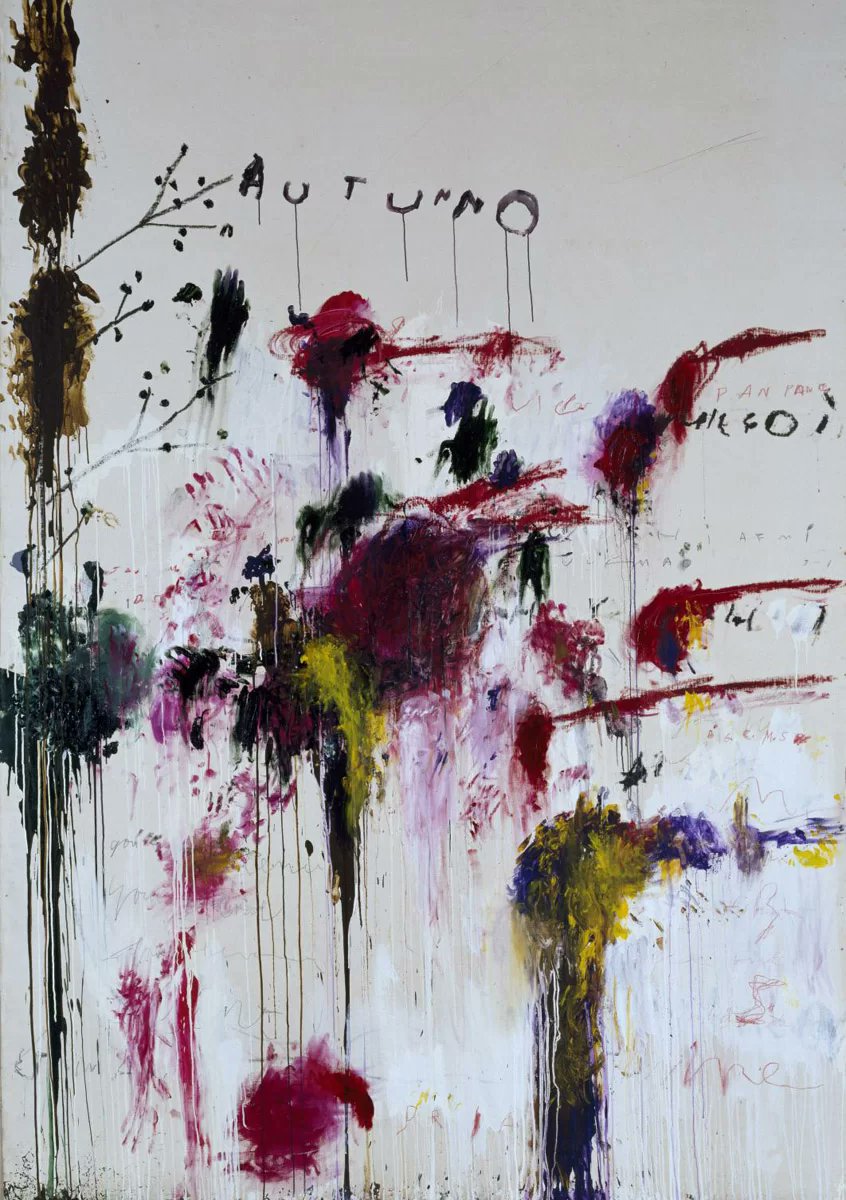 Cy Twombly – Quattro Stagioni, Autunno, 1993-1995 #autunno #cytwombly
