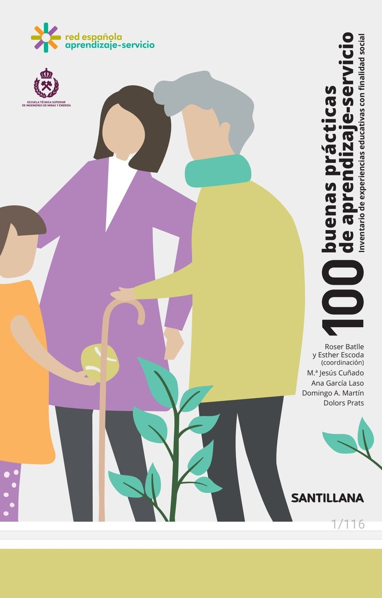 Mariaglezben's tweet image. 1️⃣0️⃣0️⃣ buenas prácticas del
A P R E N D I Z A J E  - S E R V I C I O

🔶️Aprendizaje y servicio a la comunidad
🔶️Implicación en su entorno
🔶️Experiencias en 300 centros
🔶️ Franjas de edad (3-6, 6-12, 12-18, +18)
🔗miteco.gob.es/es/ceneam/recu…
@mitecogob #santillana