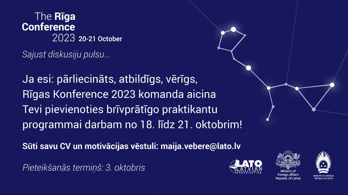 wazsabi's tweet photo. Nelaižam garām! #iespēja #brīvprātīgie #RigaConf2023 https://t.co/ksyU83KLdn