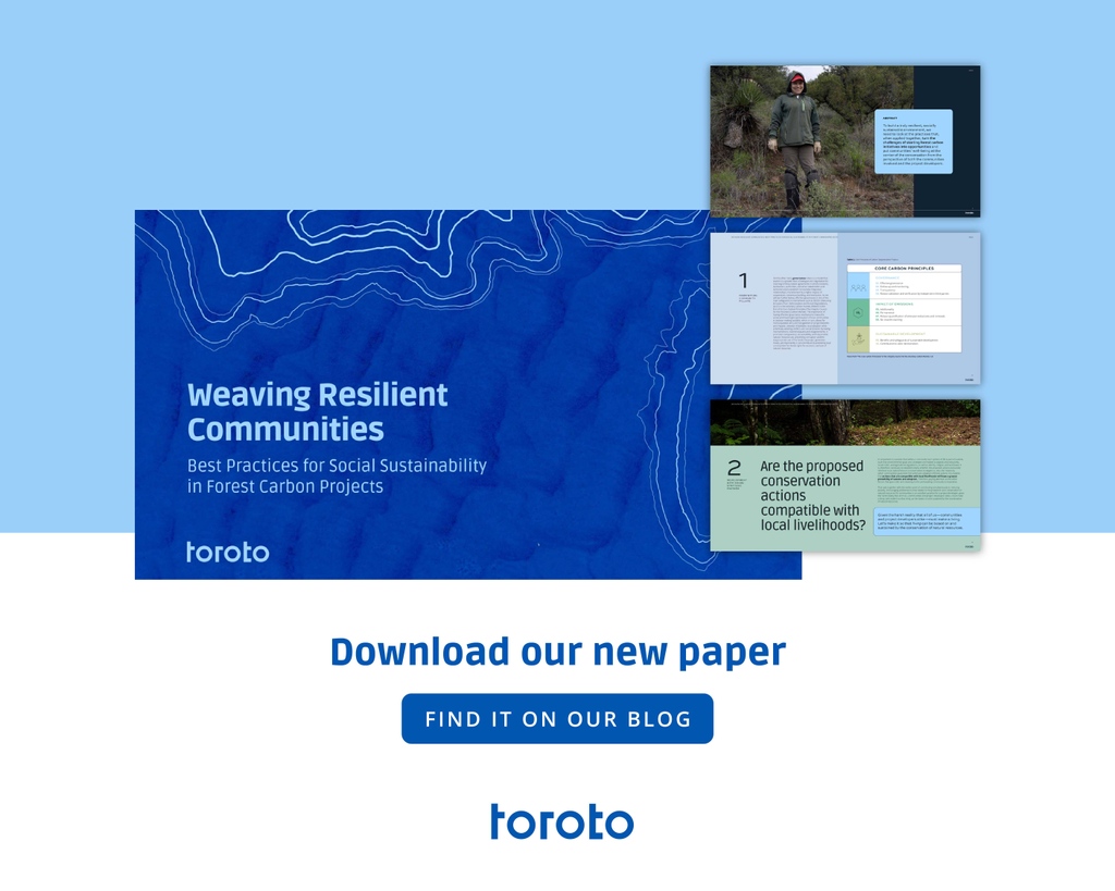 Developing #carbon projects that foster social #sustainability means promoting practices that benefit both the #communities involved and the developers of the projects. Read our new #publication on this topic! Download it here: bit.ly/3ZsIdF7 🦋