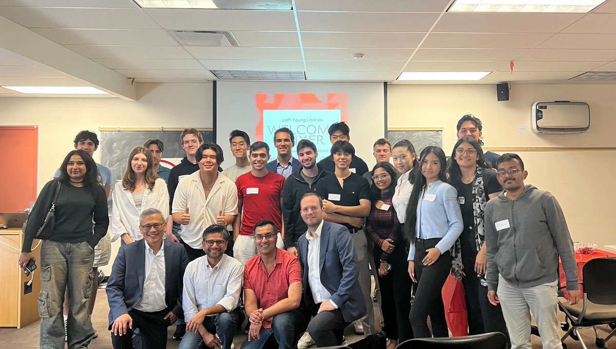 Dr. Adil Shamji 🇨🇦 (@shamjiadil) on Twitter photo Although I graduated from medical school at <a href="/UofT/">University of Toronto</a>, I think the biggest honour I’ve ever had on this campus might’ve been talking to these incredible <a href="/UofTLiberals/">UofT Young Liberals</a>.
We need to get housing, affordability, education, healthcare, and the environment right for YOU 🫵
#onpoli #olpldr Although I graduated from medical school at <a href="/UofT/">University of Toronto</a>, I think the biggest honour I’ve ever had on this campus might’ve been talking to these incredible <a href="/UofTLiberals/">UofT Young Liberals</a>.
We need to get housing, affordability, education, healthcare, and the environment right for YOU 🫵
#onpoli #olpldr