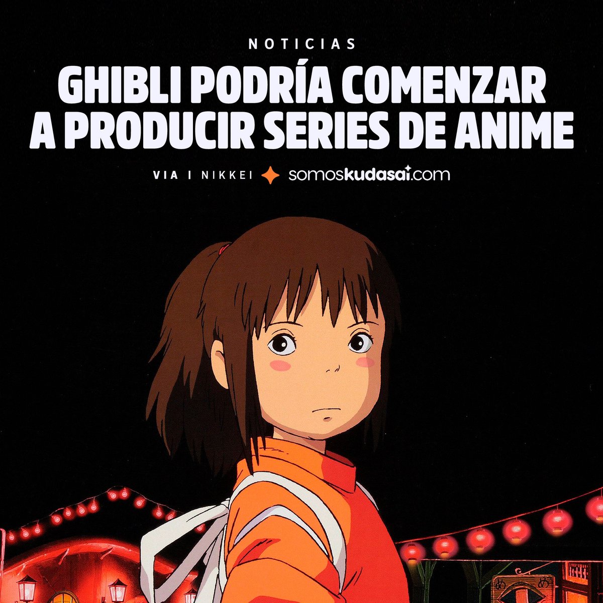 animetrends's tweet photo. Según un reporte, el reconocido estudio Ghibli podría comenzar a producir series de anime para televisión tras convertirse en una filial de Nippon Televisión.

El actual presidente de Ghibli, Toshio Suzuki, mencionó: "Confiaremos toda la gestión de los estudios a Nippon Television y nos concentraremos en la creación de las obras. No sólo produciremos películas, sino también estamos viendo la posibilidad de producir series de televisión".