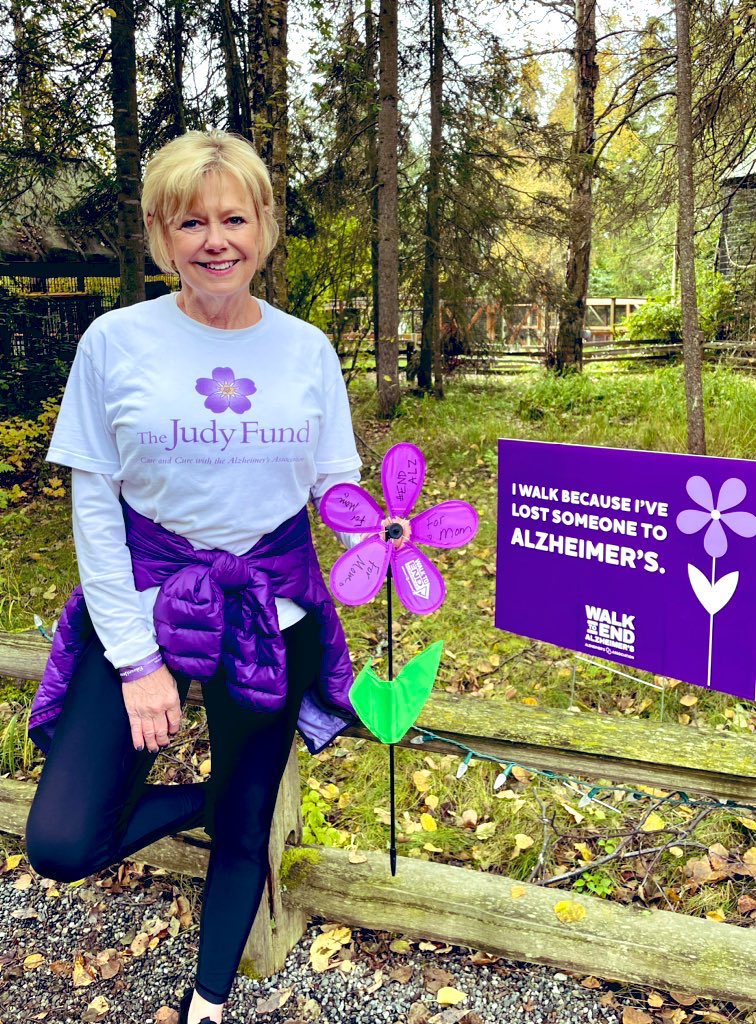 I #Walk2EndALZ at home and away in honor of my mother and to support The <a href="/judyfund/">judyfund</a> — a movement dedicated to eliminating #Alzheimers disease. In Anchorage, AK 💜🙏🏻 💜#ENDALZ <a href="/alzassociation/">Alzheimer's Association</a>
