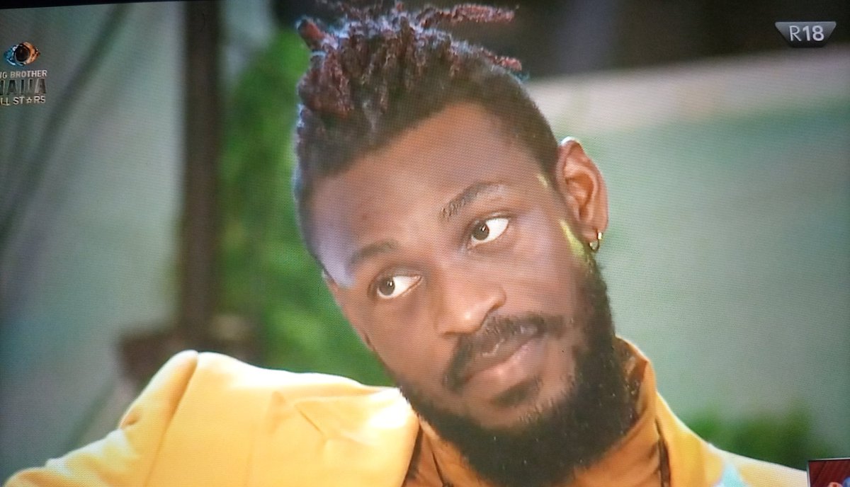 MaameThis's tweet photo. Shalaye king himself 
Adekunle Olopade 
#bbnaijaAllstars https://t.co/lRgkIBKpKg