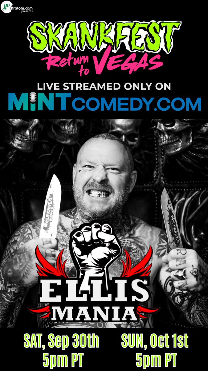 You should probably get tickets? It’s gonna be a really funny experience. tinyurl.com/SkankfestVegas
<a href="/SkankfestNYC/">SKANKFEST</a>