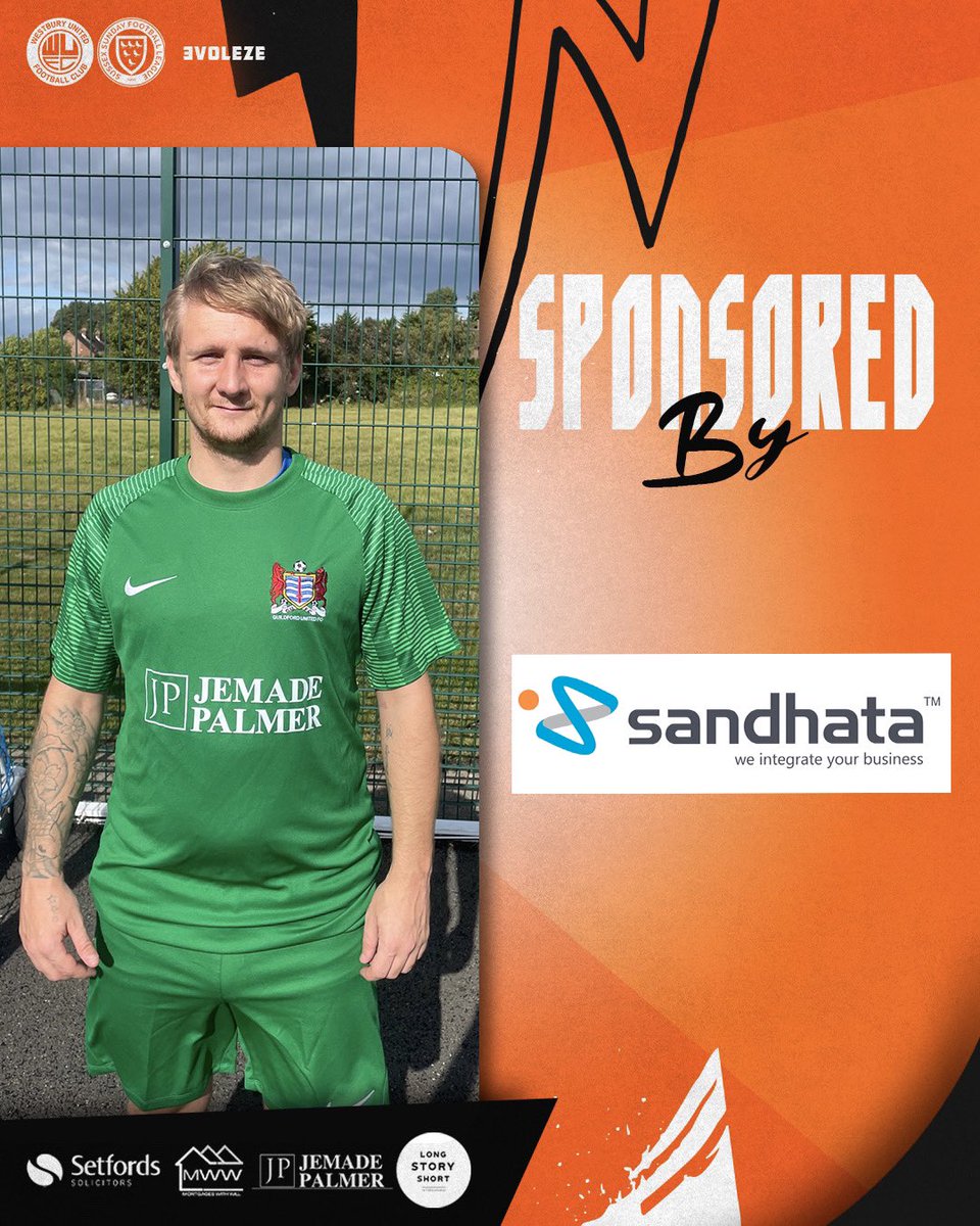 GuildfordUnited's tweet photo. 🚨🚨Player Sponsorship🚨🚨

@JNipper94  will be sponsored for the season by @sandhatatech 

A big thanks to Sandhata for their support get in touch for all business I.T needs

More player sponsor opportunities available DM for more info https://t.co/4Ub2Rz8VTs