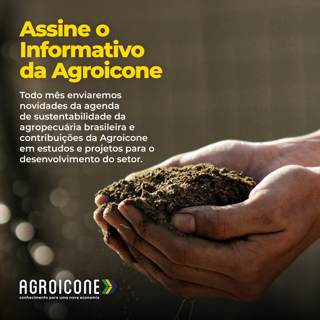 Quer se manter atualizado sobre as últimas tendências e práticas em sustentabilidade na agropecuária brasileira? Inscreva-se para receber o Informativo Agroicone: bit.ly/newsletter_agr…