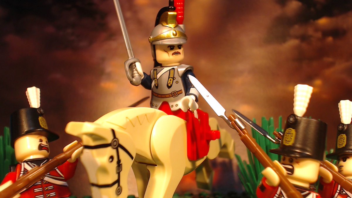 Napoleonicbrick's tweet photo. Read about the pros and cons of the iconic French Cuirassier in this article on my blog, and find out where to buy the model below at - https://t.co/aczTNOgX7U #LEGO #LEGOcompatible #napoleonicwars https://t.co/W3BuyZXzky
