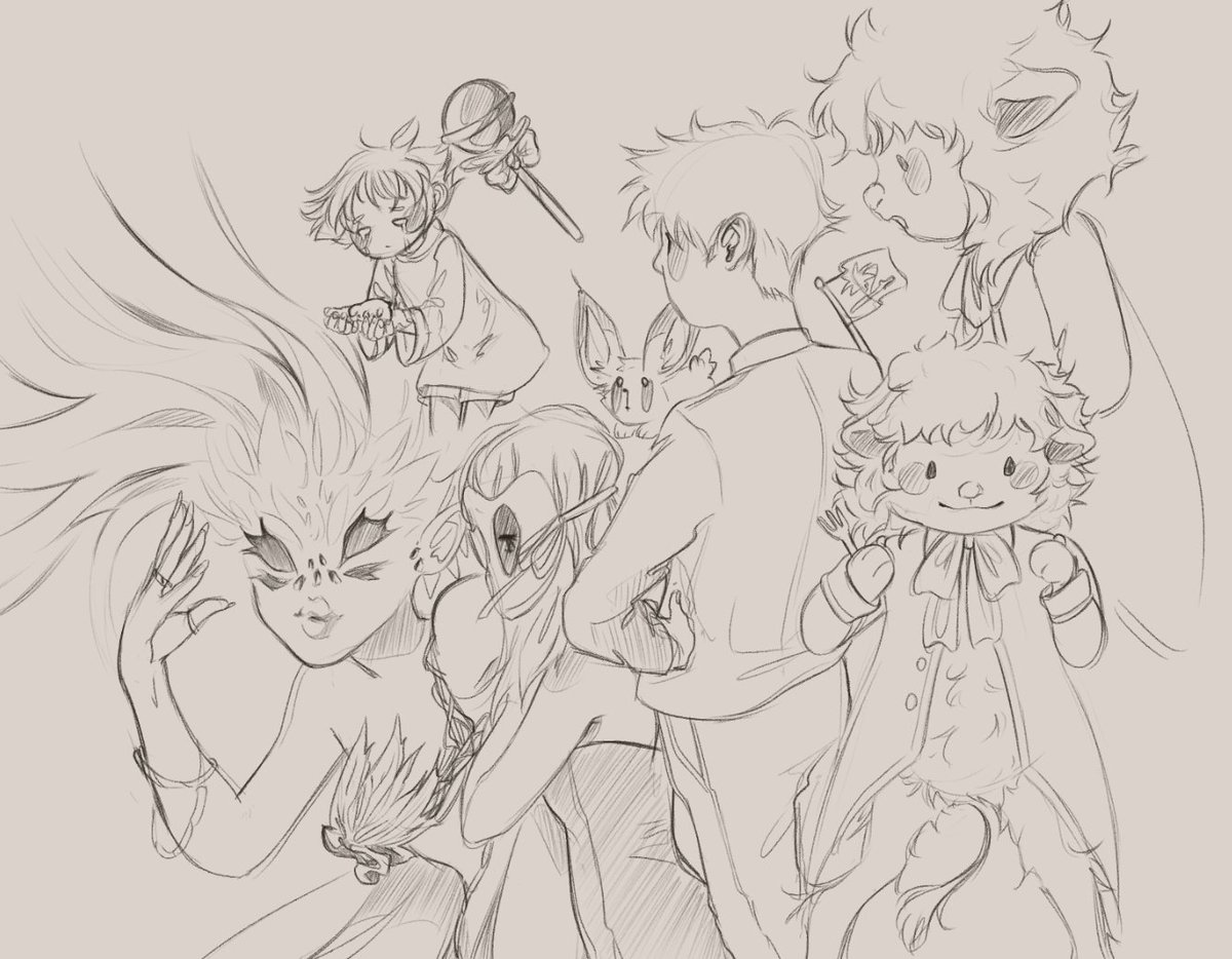 KazeQi0's tweet photo. sketches https://t.co/gJFmFiGLcU