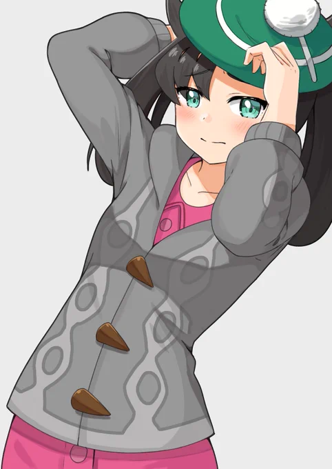 今日のお絵描きポケモン剣盾からユウリ衣装マリィ 