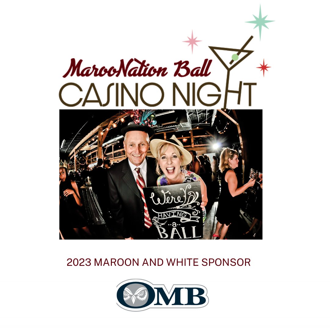 FoundationMSU's tweet photo. Thank you @OMBbank, Maroon and White sponsor of the 2023 MarooNation Ball! Don't miss your chance to be part of Vintage Vegas Casino night on October 6th! More info here: https://t.co/2GWZFKZpsL 🎲🌟 #MNBSGF #MarooNationBall #SpringVegas #VintageGlam https://t.co/xVTZaGXEfZ