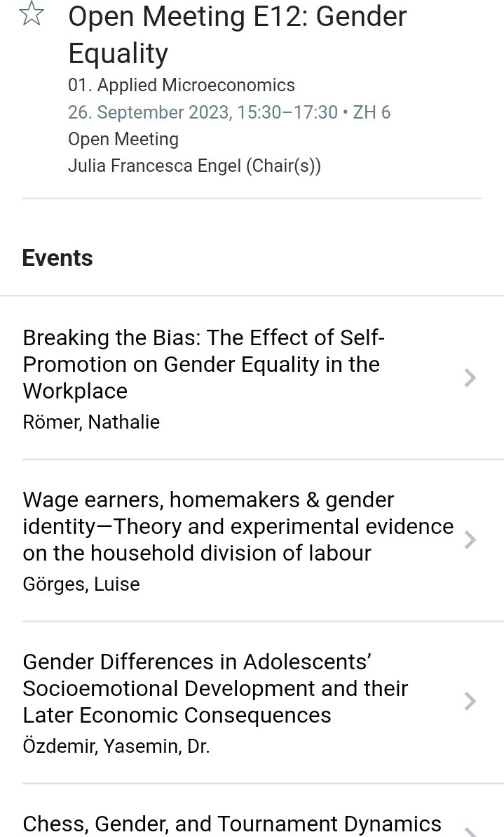 Still undecided what sessions to attend tomorrow at #VfS150? 
Allow me to make a recommendation for your 15:30-17:30 slot: Our session on gender equality.
We've got a range of topics surrounding gender and amazing presenters!
You don't want to miss it