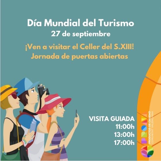 Proava's tweet photo. 📢✨ ¡Ven al Celler de Proava el 27 de septiembre para celebrar el Día del Turismo Mundial! ✨🍇
🏰🍷 Para celebrarlo, haremos una jornada de puertas abiertas con 3 turnos de visita guiada al Celler del s.XIII, a las 11:00h, 13:00h y 17:00h.
#DíaDelTurismo #Proava #27septiembre https://t.co/Ckh1UOMOVl