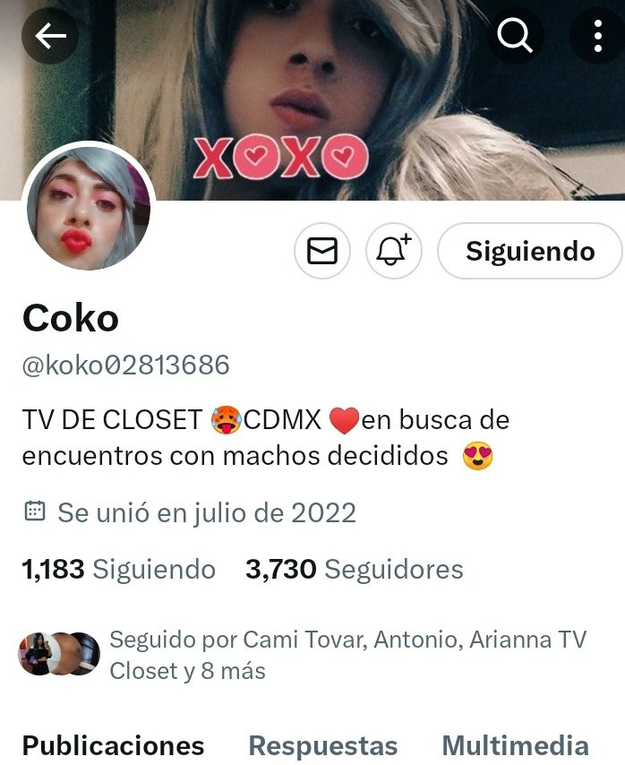 koko965315's tweet photo. Mi cuenta anterior 😍 https://t.co/FO8IAEcADH