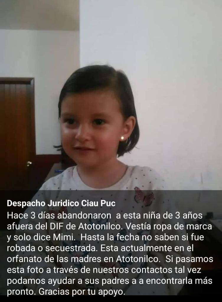 Ayudemos a localizar a sus padres!!