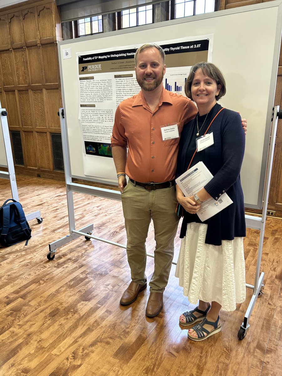 Congratulations to Medical Physics graduate student Nathan Ooms for his award winning poster at the 2023 Women's Global Health Institute Symposium! Nathan is a student in Dr. Ulrike Dydak's lab (<a href="/UlrikeDydak/">Ulrike Dydak</a>). #medphys <a href="/PurdueAMR/">PAMR</a> <a href="/PurdueHHS/">Purdue College of Health and Human Sciences</a>