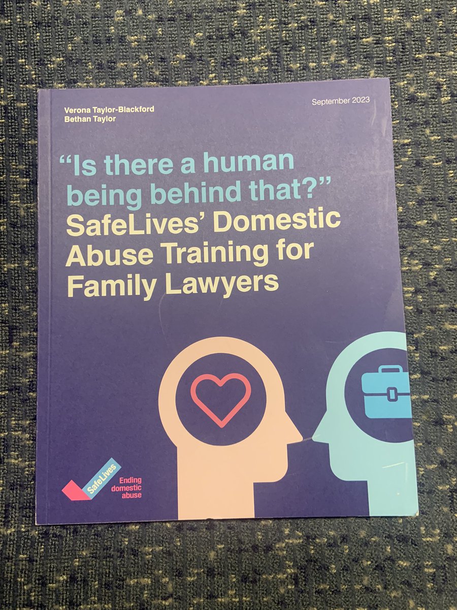 What an inspirational evening hearing from those <a href="/safelives_/">SafeLives</a> about their research, training course and directly from survivors of #domesticabuse as to the reason why we need to not only educate ourselves but keeping making changes 🙏🏼 safelives.org.uk/DA-Family-Lawy…