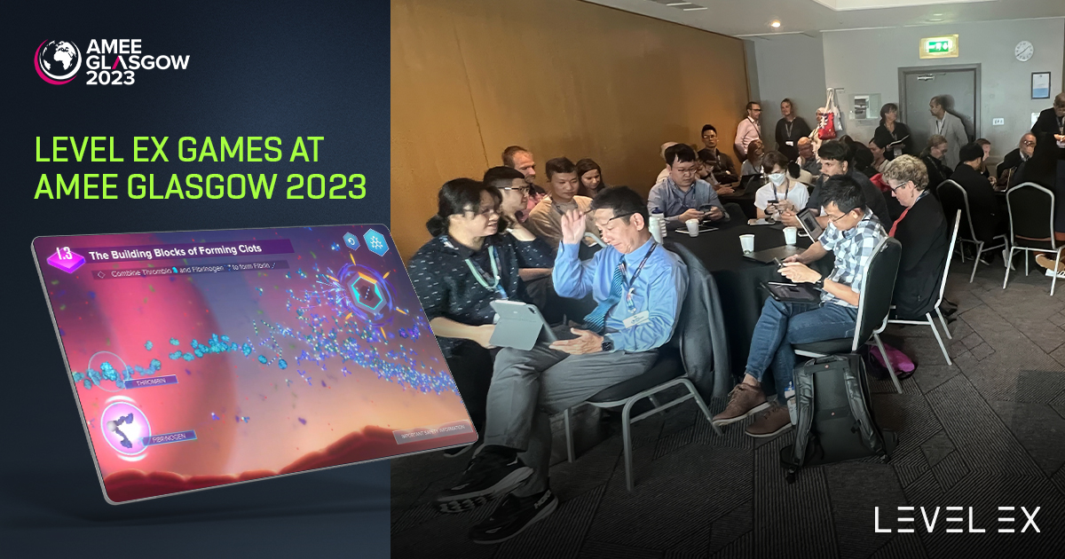 CASCADES made waves at #AMEE2023 in Glasgow! We were thrilled to have Dr. Mark Solinski take the stage to unveil game-changing data on our mechanism of action game. The results were crystal clear—students who played CASCADES enjoyed their educational journey more and saw more