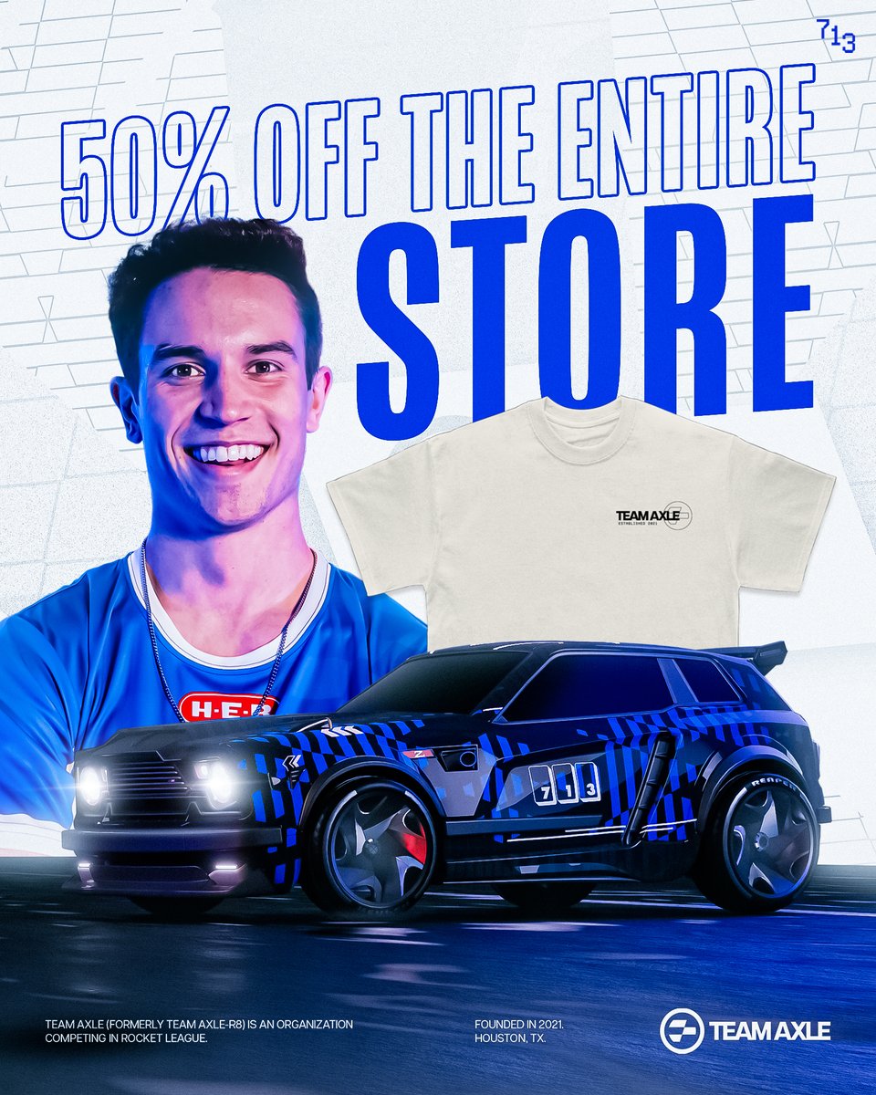 #ThrottleUp your style with our 'Super Sonic Sale'! 

Get a whopping 50% OFF on everything in our store! 🌟 But that's not all – Get an extra 5% off with codes that you can stack for even bigger savings! 💥 Don't miss out on this high-octane deal – race to our store now! 🎮💨
