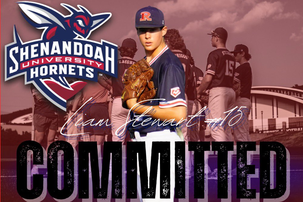 Liam Stewart (@liam_stewart15) on Twitter photo I am excited to announce my commitment to further my academic and athletic career at Shenandoah University. I would like to thank God, my parents and all my coaches and teammates for all their support through the years. Go Hornets! <a href="/SUHornetsBB/">SU Baseball</a> <a href="/RISE_Baseball/">RISE Baseball</a> <a href="/chillcavsbase/">Clover Hill High School Baseball</a> I am excited to announce my commitment to further my academic and athletic career at Shenandoah University. I would like to thank God, my parents and all my coaches and teammates for all their support through the years. Go Hornets! <a href="/SUHornetsBB/">SU Baseball</a> <a href="/RISE_Baseball/">RISE Baseball</a> <a href="/chillcavsbase/">Clover Hill High School Baseball</a>