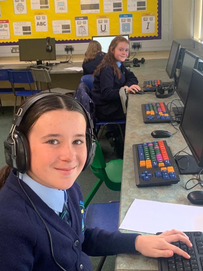 SJBPS11's tweet photo. Freckle Maths club begins today with P7 pupils working with Mrs McCaffrey in the ICT Suite. #frecklemaths #frecklefever https://t.co/VgQL8zE1qH