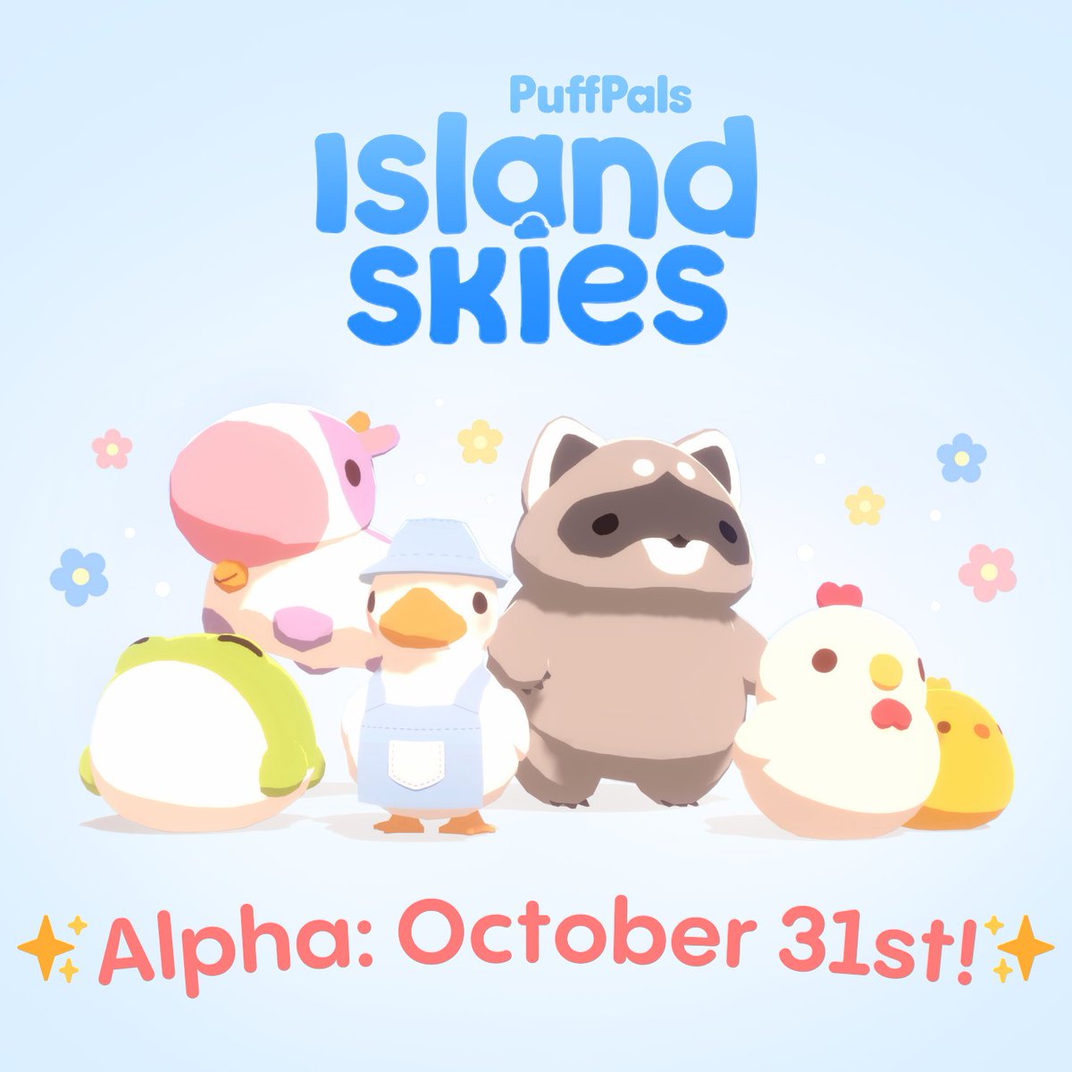 fluffnest's tweet photo. Exciting news! 🤩 The alpha testing phase for PuffPals: Island Skies will begin on October 31st!!

Stay tuned for more details on how to access, PC specs, test duration, and feedback collection. Thank you for your support as we strive to create a truly magical game together! 💫💖 https://t.co/rnlnm5OvZ8