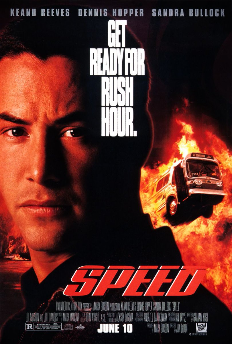 GRCinemaTicket's tweet photo. What rating would you give Speed (1994) out of 5 ?? https://t.co/r2kzG1ZBwK