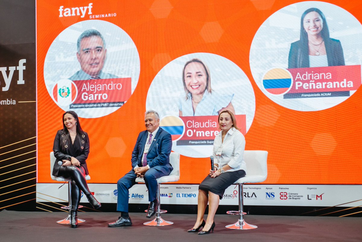 fanyfcolombia's tweet photo. Gracias a nuestros panelistas franquiciados Adriana Peñaranda y Claudia O’merea por ser parte de una experiencia extraordinaria en la Feria FANYF. Han brindado una visión única y valiosa sobre el mundo de las franquicias 🙌💼
Visita https://t.co/ADzdKMIJgV
#acium #superwownails https://t.co/hJ48EHZeC0