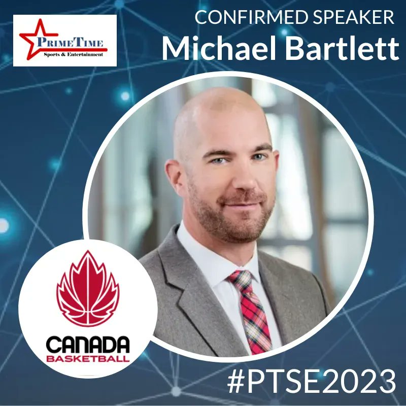 We announce that <a href="/Bartlett_MikeR/">Mike Bartlett</a>, President &amp; CEO of <a href="/CanBball/">Canada Basketball</a>, will speak at the 16th Annual PrimeTime Sports Management Conference &amp; Trade Show Presented by MLSE - @westinharbourcastle, Nov 12-14, 2023.

For more information please visit; 
🔗 primetimesport.ca

#PTSE2023