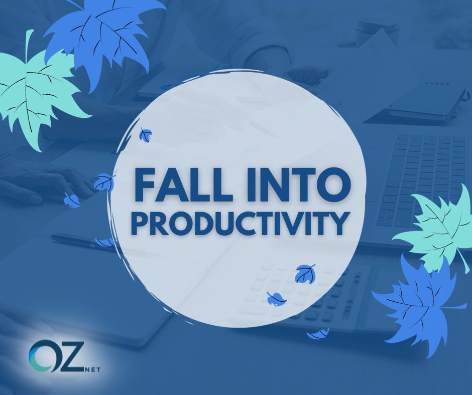 oznetinc's tweet image. Fall is officially here, and it's time to get back into our productivity habits!  🍂 📝

#OzNetIncTampa #FallIntoProductivity