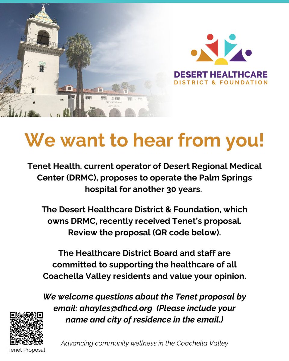 #dhcd #TenetHealth #hospitallease #DRMC