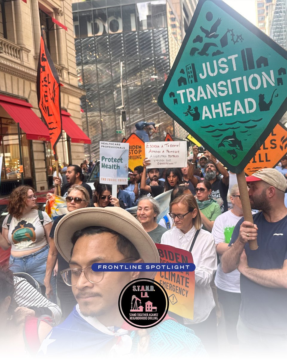 LibertyHill's tweet photo. .@LibertyHill community partners from the @STAND_LA coalition joined thousands of #climate activists & organizers last week for the #EndFossilFuelsMarch in New York City! To learn more about today’s #FrontlineSpotlight, visit https://t.co/I7ks1F8HHG https://t.co/rmmDF2vE3o
