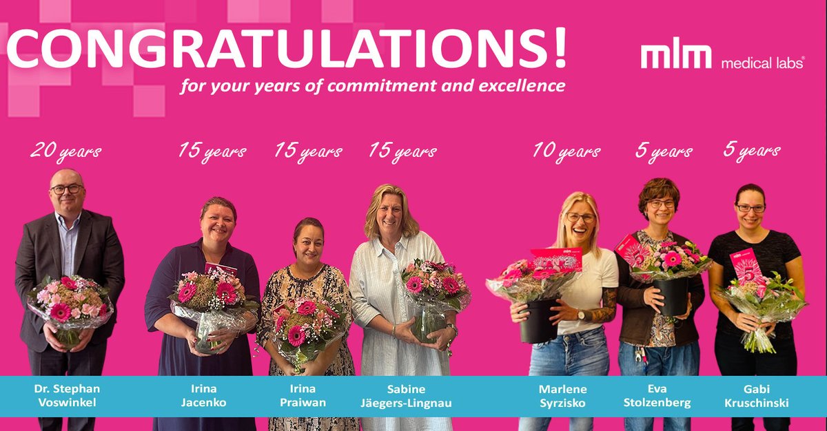 Congratulations and a heart felt thank you to our teammates with work anniversary milestones in 2023!  These "fantastic seven" bring integrity and excellence to their work that cannot be described in this simple post!  "Thank you, thank you, thank you!"