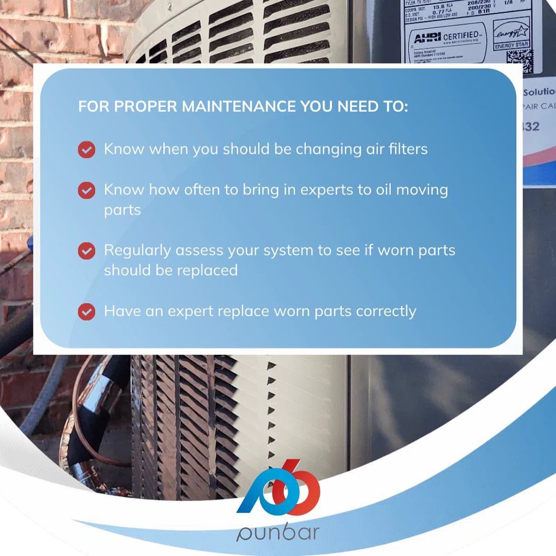 punbarasp's tweet photo. Efficient HVAC care is all about knowing when to change filters, oil moving parts, and replace worn components. Trust the experts for a job well done! Trust Punbar!!! 
Call us at ☎️ 832-281-6117 or visit our website https://t.co/j4UZWBeshJ and request our service.

#Punbar #HVAC https://t.co/UjUB9WhIAq