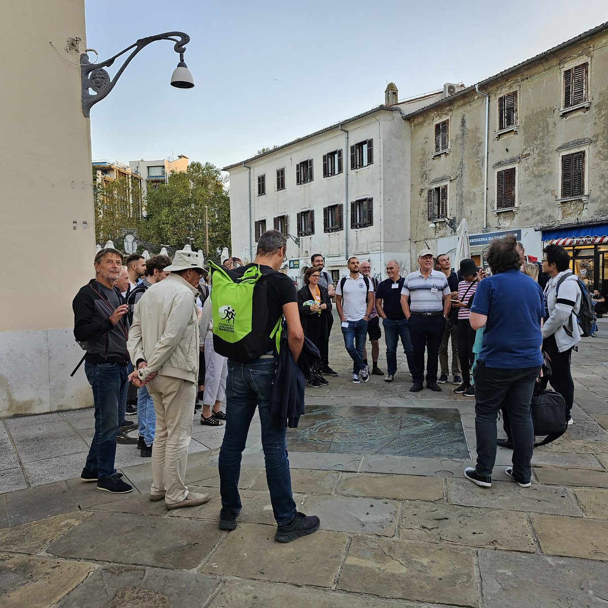 ApplStatConf's tweet photo. Guided walking tour to learn the history of Koper and to get some exercise after a day of sitting at the conference. https://t.co/TUlqICwgFx