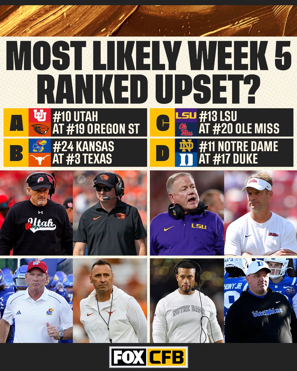 FOX College Football tweet media