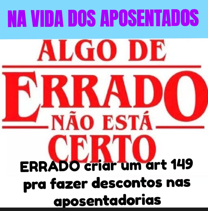 VillasEstther's tweet photo. Apoiem a revogação do péssimo insuportável art.149 (EC 103/19) e protejam os direitos dos aposentados.
@AdvocaciaGeral
@jorgemessiasagu
@CarlosLupiPDT
@LulaOficial
@simonetebetbr
@Haddad_Fernando
@STF_oficial
@edweck_rj
👇
#AposentadosAbalados https://t.co/Z2yteKdPbu