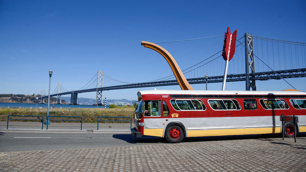 SFMTA_Muni's tweet image. Thanks to everyone who came out to celebrate transit history over #MuniHeritage Weekend. There's just about a week left of #TransitMonth, and this was the perfect event to remind people why it's important to support transit and its rich history in the Bay Area.