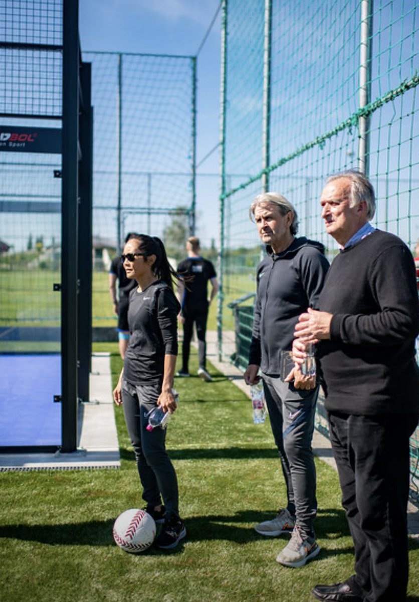 DynamicSoccr's tweet photo. Congratulations to our founder @carineireland for breaking new ground training players with @DynamicSoccr @soccerbookpro co-founder Gary Ireland at legendary Hungarian football club Puskas Academy #Puskasakademia https://t.co/cW0ircyJ1s