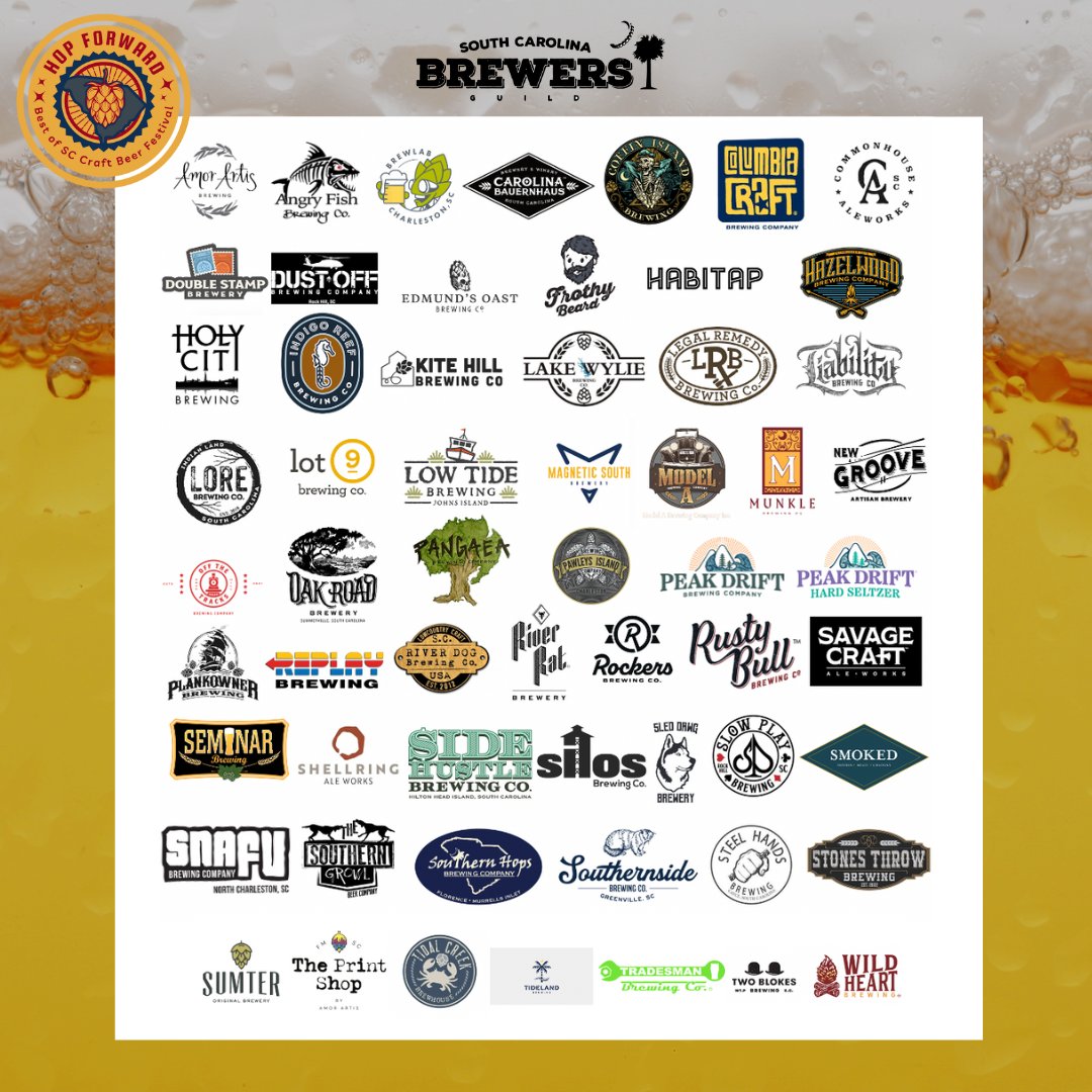 Check out the participating breweries for the Hop Forward: Best of SC Craft Beer Festival presented by Frontier Mechanical!

Date: September 30th, 2023
Time: 2-5PM ; 1 PM for VIP Access
Venue: Junction 800 800 Gervais St Columbia, SC 29201

Click the link in bio to buy tickets!