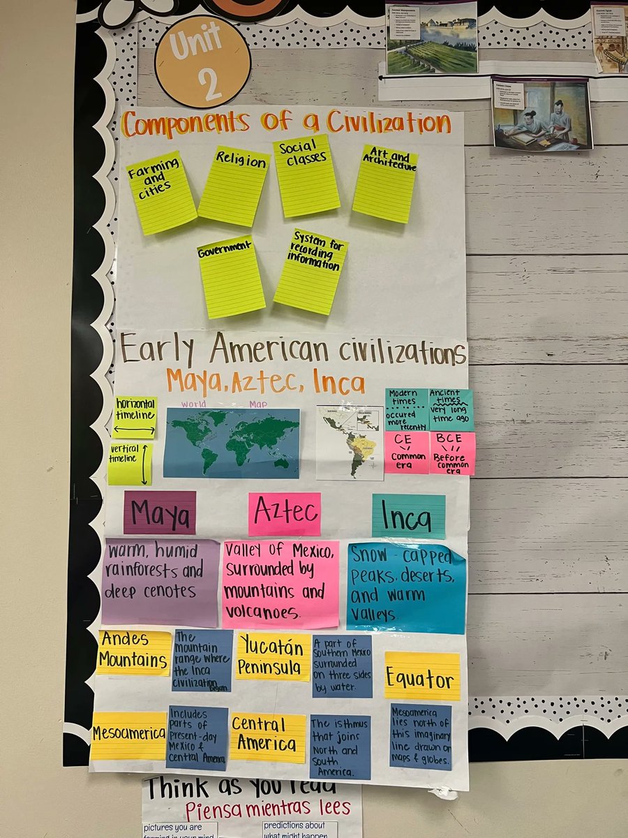 What an exciting visit to @SmithES_AISD where #MCL Ms. Quintanilla's class collaborates on a project focusing on early civilizations! #HispanicHeritageMonth2023 #AldineOC #MyAldine @OOT_AldineISD @AldineChoice @drgoffney @adbustil @GabySierraEdu @silviascheirman @OppCulture