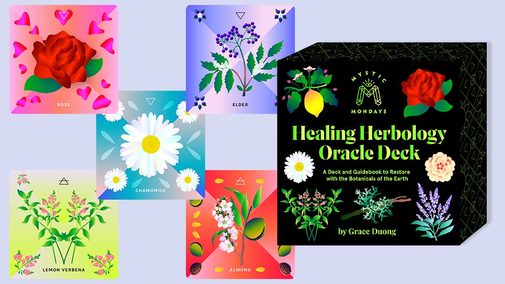 I just launched my latest <a href="/Kickstarter/">Kickstarter</a> for the <a href="/Mystic_Mondays/">Mystic Mondays</a> Healing Herbology Deck! A 56 card deck inspired by the wisdom of herbs 🌿Check it out here: kickstarter.com/projects/grace…